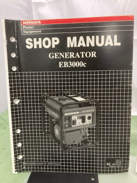 Honda 61Z0300 EB3000c Generator Shop Manual '99 w/ Supplements Y/X Genuine