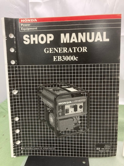 Honda 61Z0300 EB3000c Generator Shop Manual '99 w/ Supplements Y/X Genuine