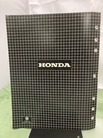 Honda 61Z0300 EB3000c Generator Shop Manual '99 w/ Supplements Y/X Genuine