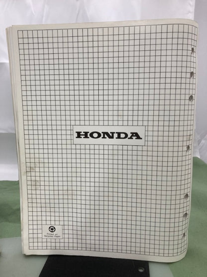 Honda 61Z0300 EB3000c Generator Shop Manual '99 w/ Supplements Y/X Genuine