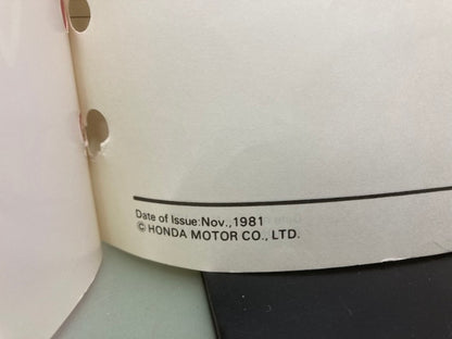 Honda 6189700 EM1600 EM1800 EM2200 Generator Shop Manual 1981 Genuine