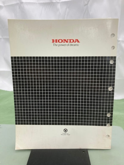 Honda 61Z0700 EU2000i Generator Shop Manual 2001 Genuine