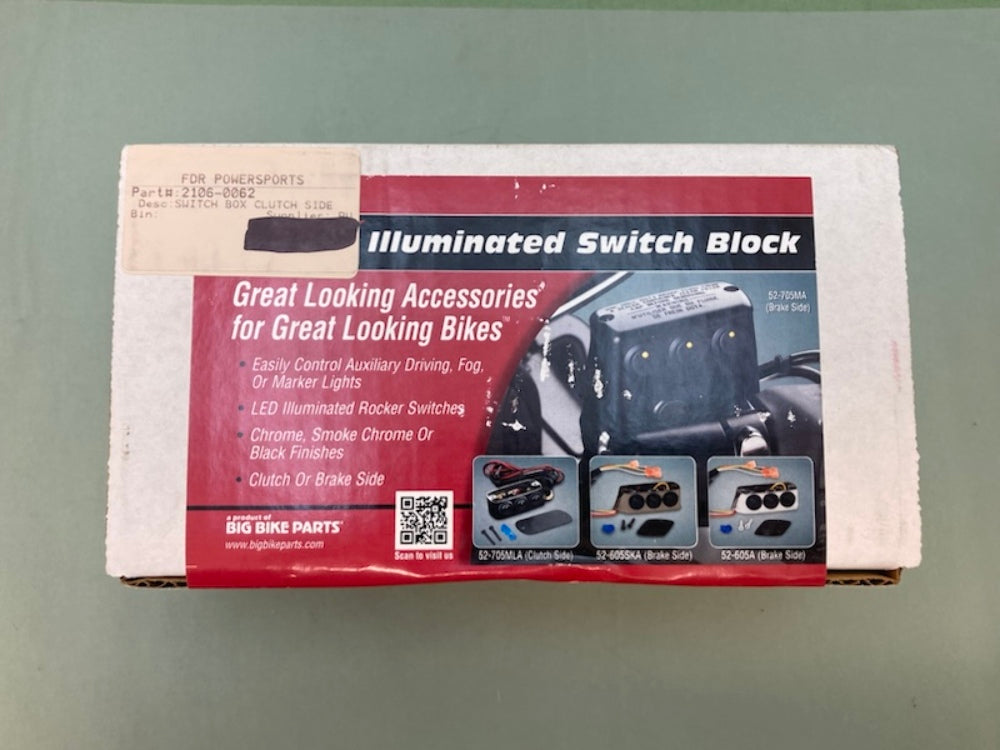 Show Chrome 52-605LA Illuminated Switch Box New Genuine