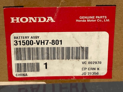 Honda 31500-VH7-801 Battery New Genuine