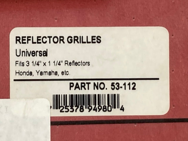 Show Chrome 53-112 Reflector Grills New Genuine