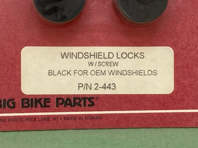 Show Chrome 2-443 Windshield Locks New Genuine