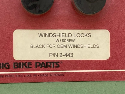 Show Chrome 2-443 Windshield Locks New Genuine