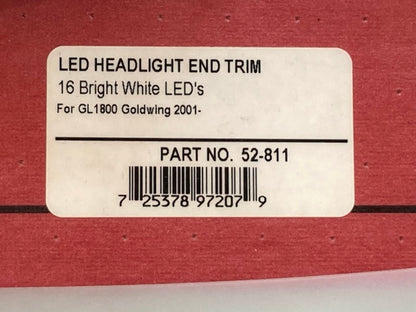 Show Chrome 52-811 LED Headlight End Trim New Genuine
