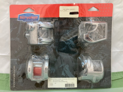 Kuryakyn 9189 Hand Control Covers for Honda-With Choke New Genuine