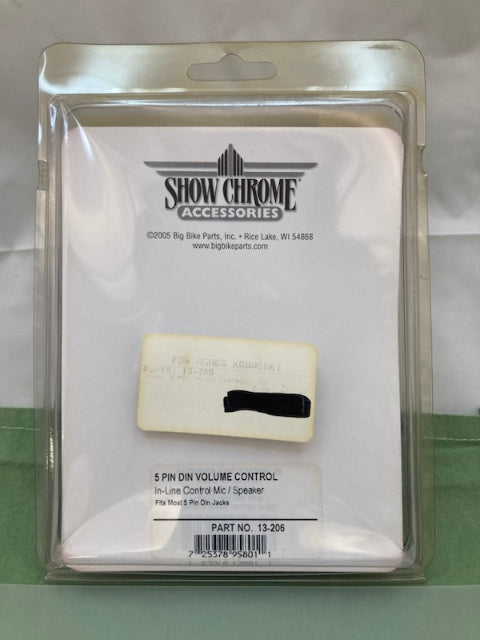 Show Chrome 13-206 5-Pin DIN Volume Control New Genuine
