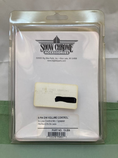 Show Chrome 13-206 5-Pin DIN Volume Control New Genuine