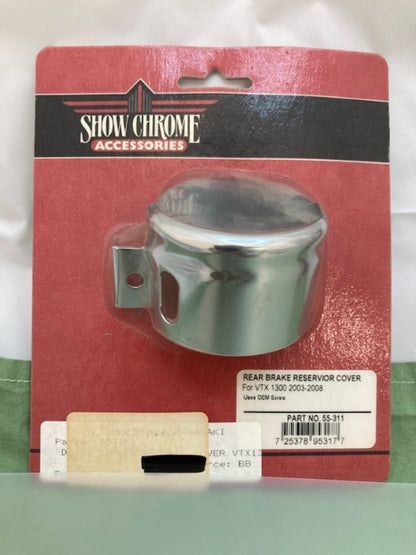 Show Chrome 55-311 Rear Brake Reservior Cover for VTX New Genuine