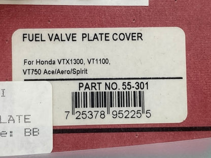 Show Chrome 55-301 Fuel Valve Plate Cover New Genuine