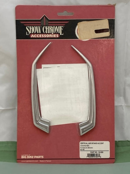 Show Chrome 52-826 Chrome Vertical Air Intake Accent New Genuine
