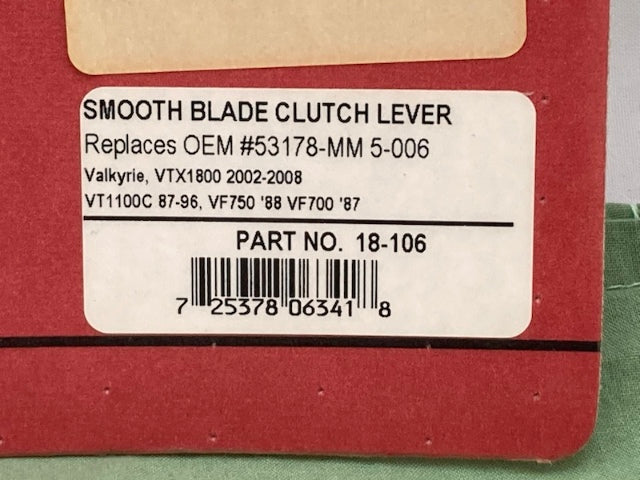 Show Chrome 18-106 Smooth Blade Clutch Lever New Genuine