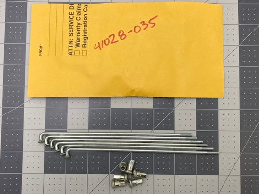 Kawasaki 41028-035 Spoke Set with Nipples New Replaces