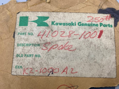 Kawasaki 41028-1001 Spoke Set with Nipples New Genuine