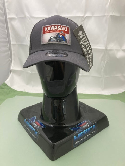 Kawasaki K000-4083-GYLX Heritage ODSC Cap GLYX New Era 39Thirty L/XL New Genuine