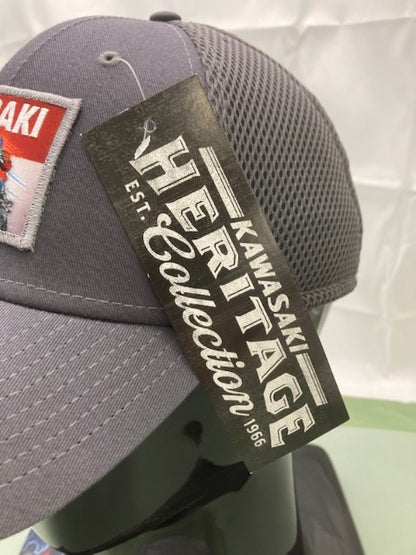 Kawasaki K000-4083-GYLX Heritage ODSC Cap GLYX New Era 39Thirty L/XL New Genuine