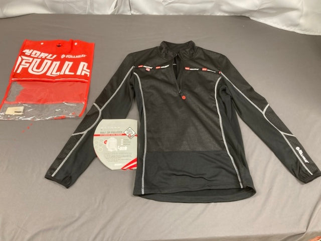 NORU 7357-2105-04 Full Heat Half Zip Black Riding Jacket Size Small New Genuine