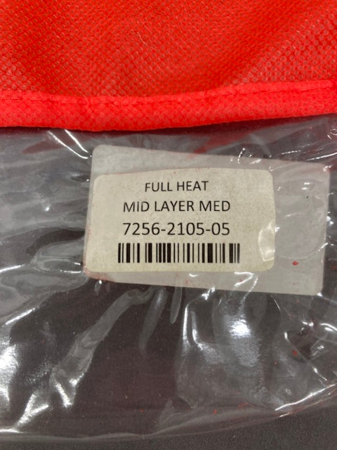 NORU 7256-2105-05 Full Heat Mid Layer Black Riding Jacket Size Med New Genuine