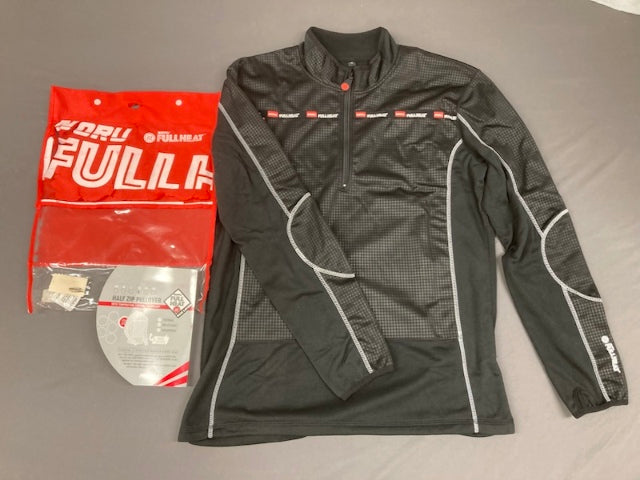 NORU 7357-2105-07 Full Heat Half Zip Black Riding Jacket Size XLG New Genuine