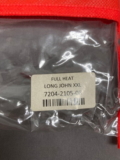 NORU 7204-2105-08 Full Heat Long John Black Size XXL New Genuine