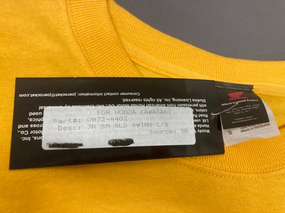 Honda 0872-4402 Men's Long Sleeve Goldwing Shirt Yellow Size Small New Genuine