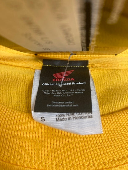 Honda 0872-4402 Men's Long Sleeve Goldwing Shirt Yellow Size Small New Genuine
