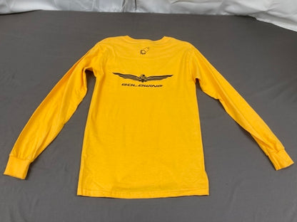 Honda 0872-4402 Men's Long Sleeve Goldwing Shirt Yellow Size Small New Genuine