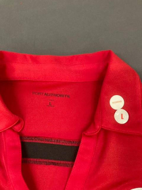 Honda Women's Polo Ride Red Size Large on Port Authority New Genuine