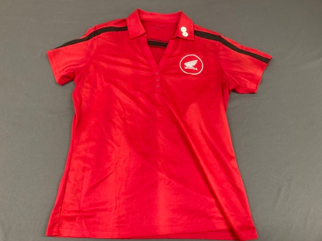 Honda Women's Polo Ride Red Size Large on Port Authority New Genuine