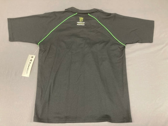 Kawasaki K108-2250-BKMD Men's Monster Energy Polo Black Size Medium New Genuine