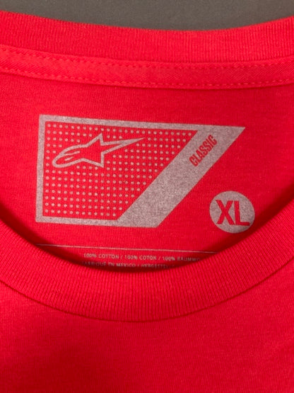 Alpinestars 3030-16887 Ride 2.0 Men's T-Shirt Red Size XL New Genuine