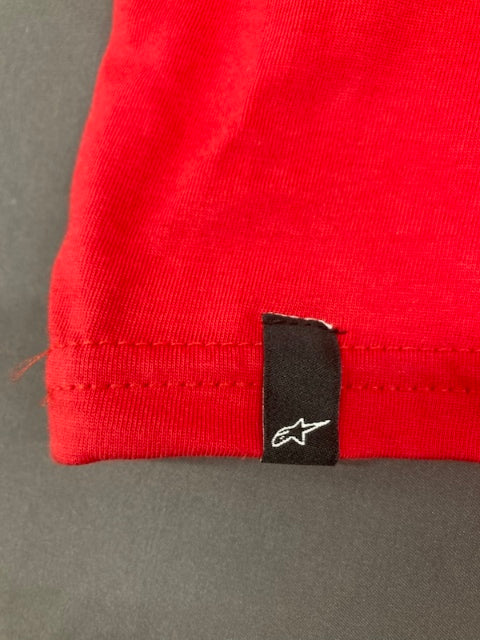 Alpinestars 3030-16888 Ride 2.0 Men's T-Shirt Red Size XXL New Genuine