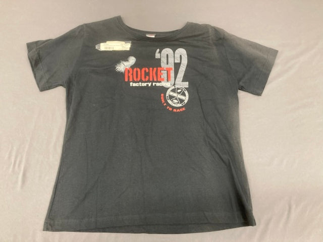 Joe Rocket 768-2004 Ladie's Factory Racing T-Shirt Black Size Large New Genuine