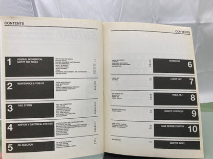 Seloc 1600 Suzuki Outboard Motor Repair Manual 1988-2003 Genuine