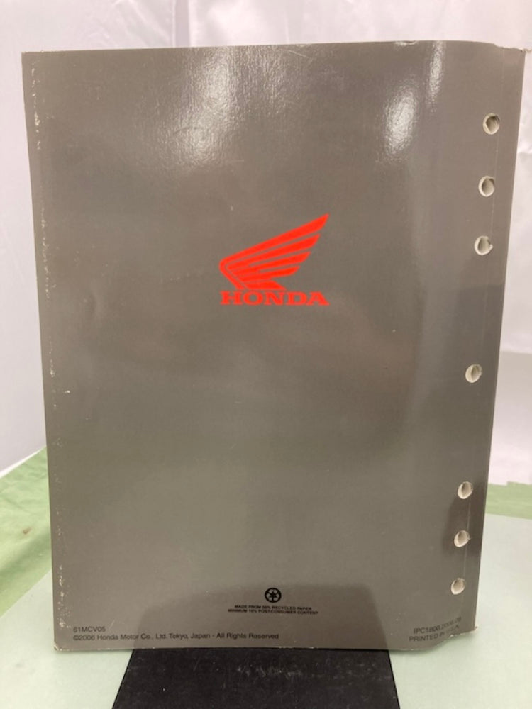 Honda 61MCV05 VTX1800N/R/S/T Service Manual 2006 w/ Setup Instructions Genuine