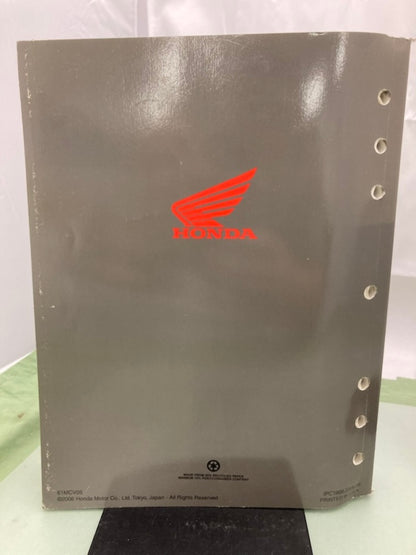 Honda 61MCV05 VTX1800N/R/S/T Service Manual 2006 w/ Setup Instructions Genuine