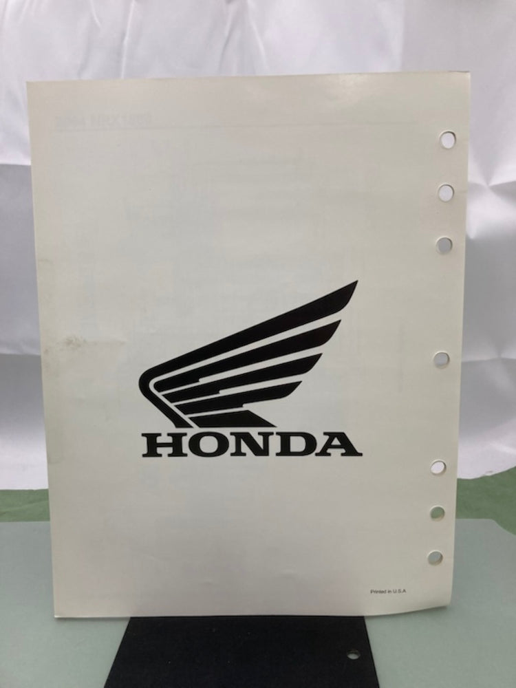 Honda 61MEC00 NRX1800 Valkyrie Rune Serv Manual '03 w/ Setup Instruction Genuine