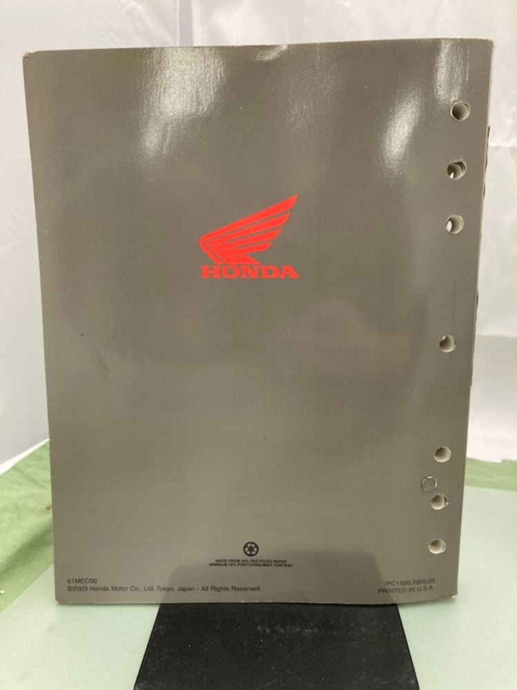Honda 61MEC00 NRX1800 Valkyrie Rune Serv Manual '03 w/ Setup Instruction Genuine