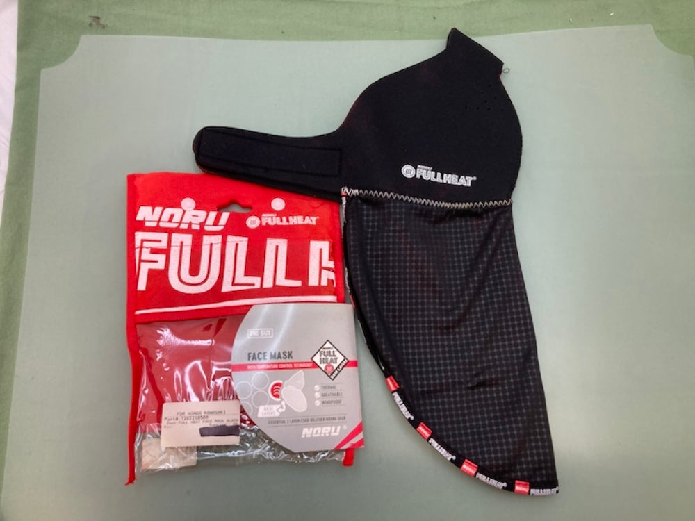 Noru 7202-2105-00 Full Heat Face Mask Black New Genuine