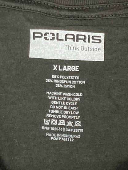 Polaris 286461909 Racing Polaris T-Shirt (Men's, Black, XL) New Genuine