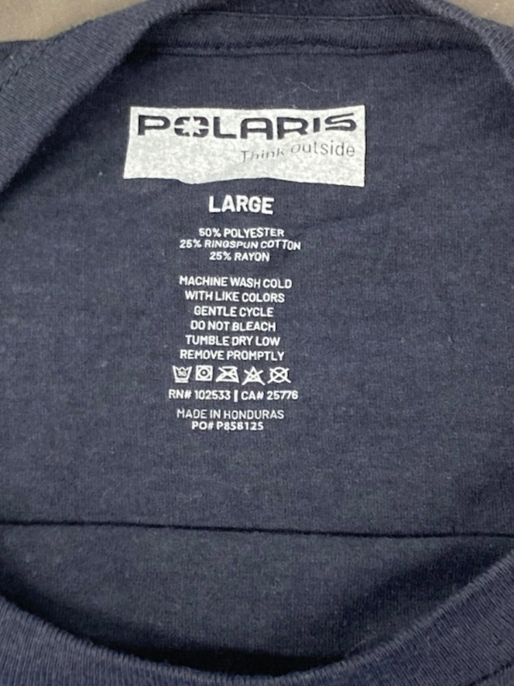 Polaris 286462006 Men's Shield Tee (T-Shirt, Navy, Large) New Genuine