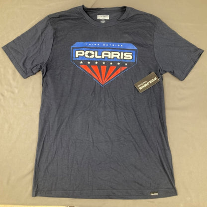 Polaris 286462006 Men's Shield Tee (T-Shirt, Navy, Large) New Genuine