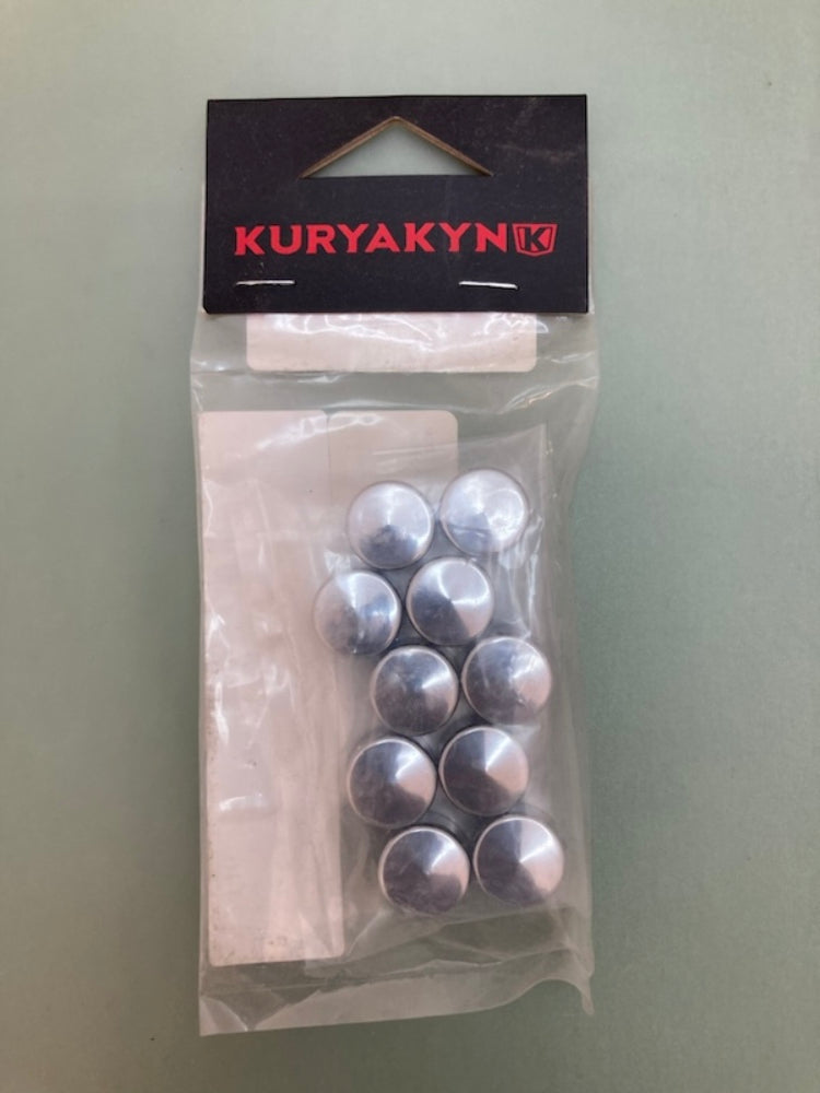 Kuryakyn 2446 Kool Kaps CHR CVRS F-5/16" Hex Bolts New Genuine