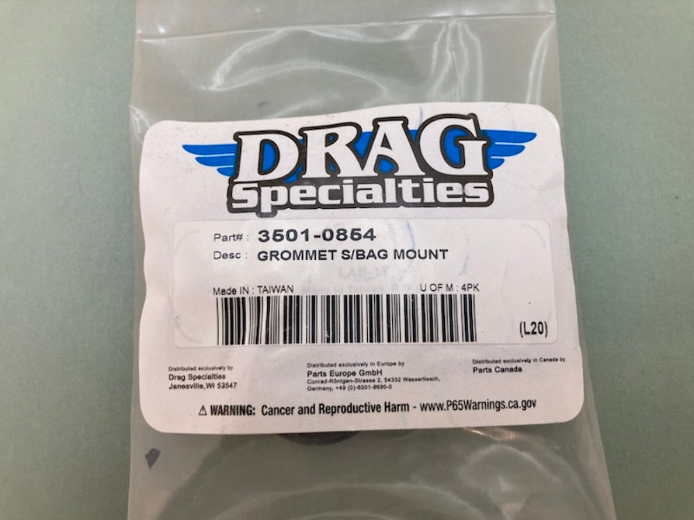 4 PK. Drag Industries 3501-0854 Grommet S/Bag Mount New Genuine