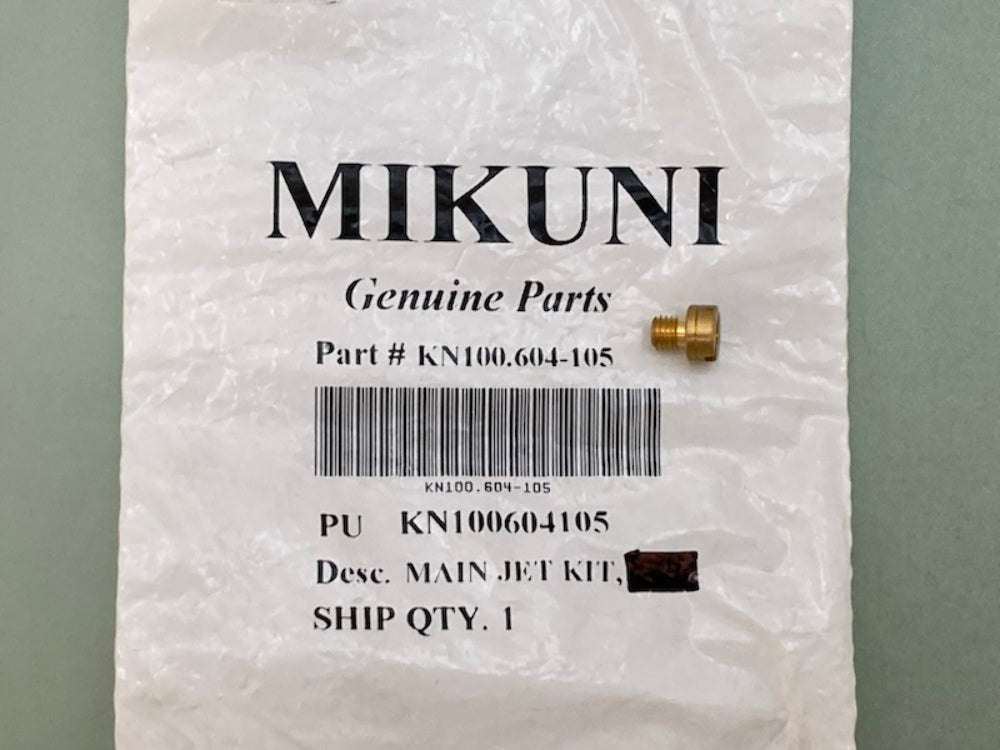 Mikuni KN100.604-105 Jet, Main, #105 New Genuine