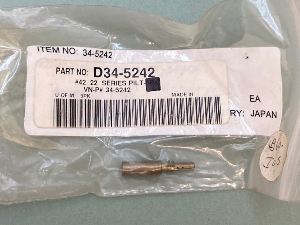 DG Performance 34-5242 Jet, Pilot, #42 New Genuine