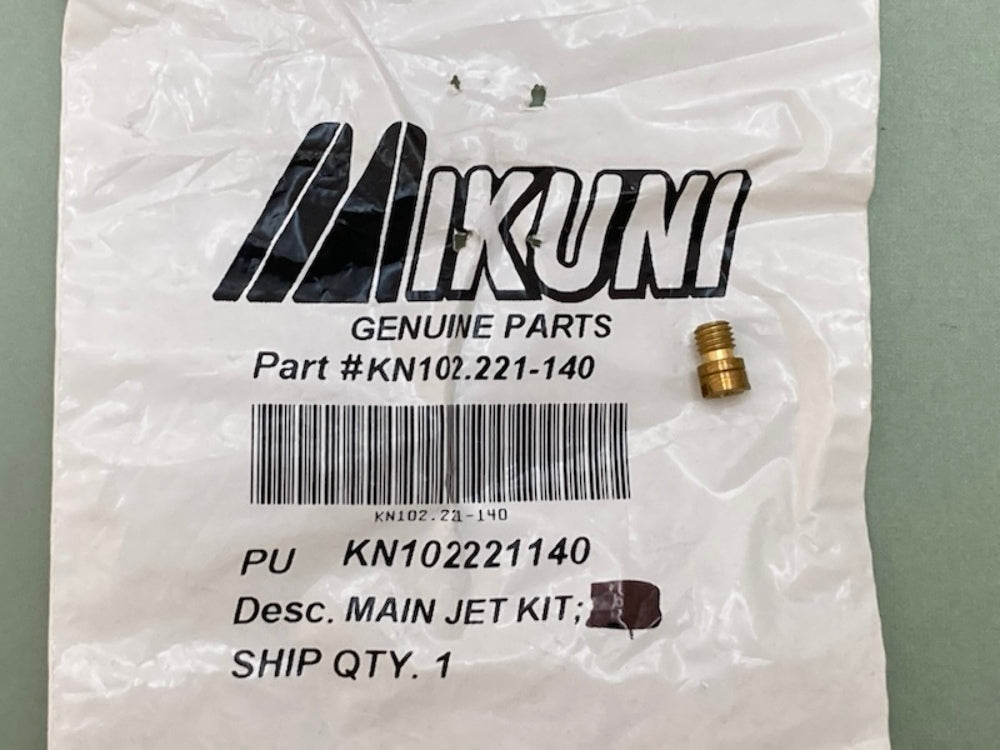 Mikuni KN102.221-140 Jet, Main, #140 New Genuine